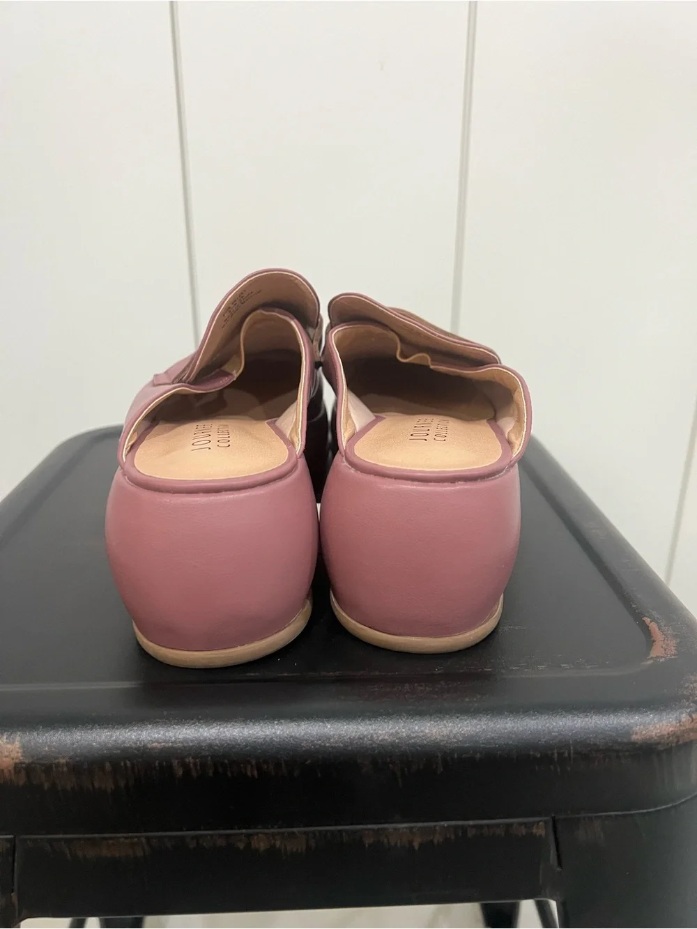 Women's Mauve Platform Loafer Flats